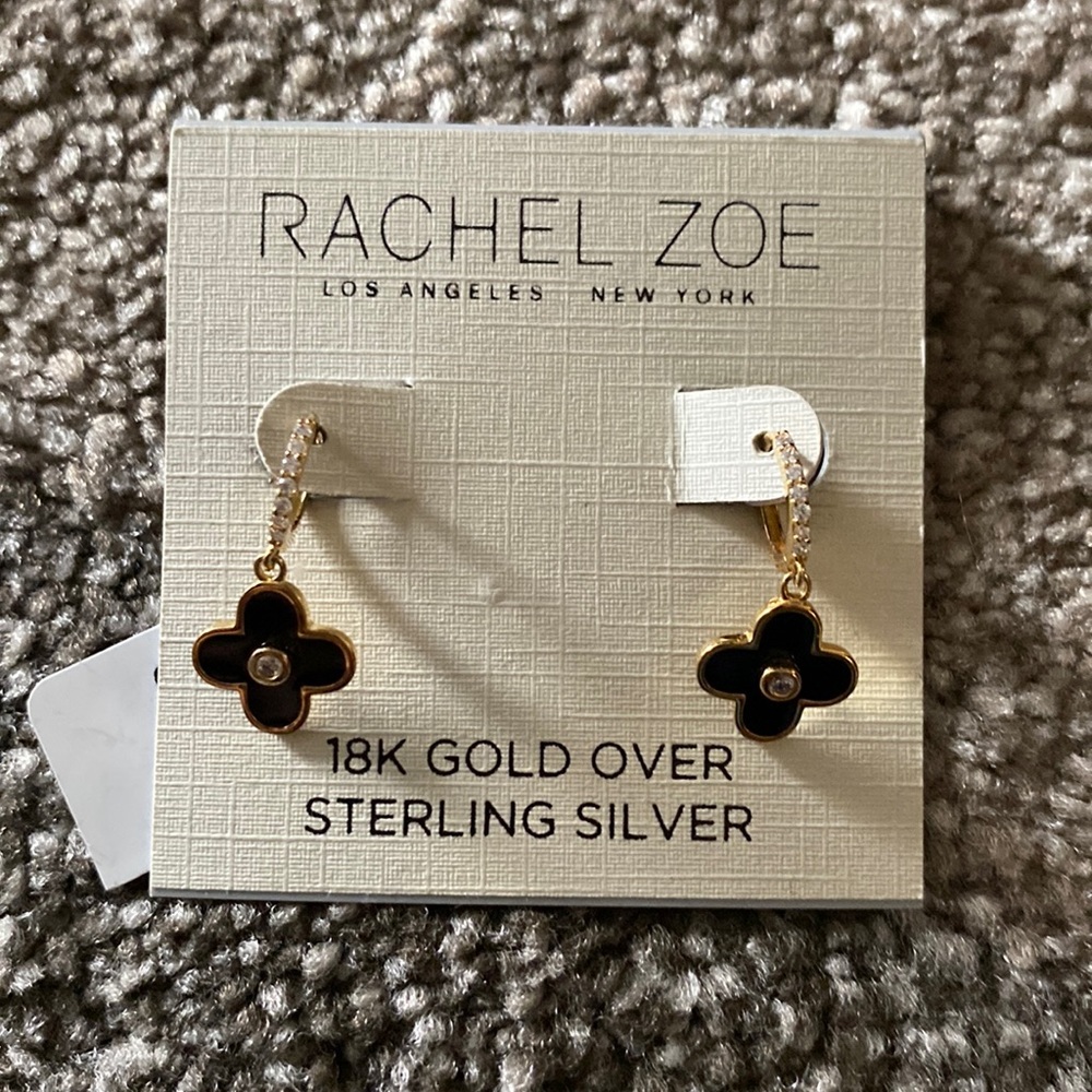 BRAND NEW GIRLS EARRINGS 18K GOLD OVER STERLING SILVER! NWT! SMOKE FREE HOME!